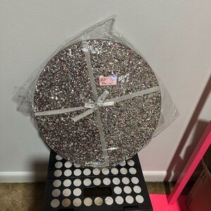 Glittering Silver Party Platter